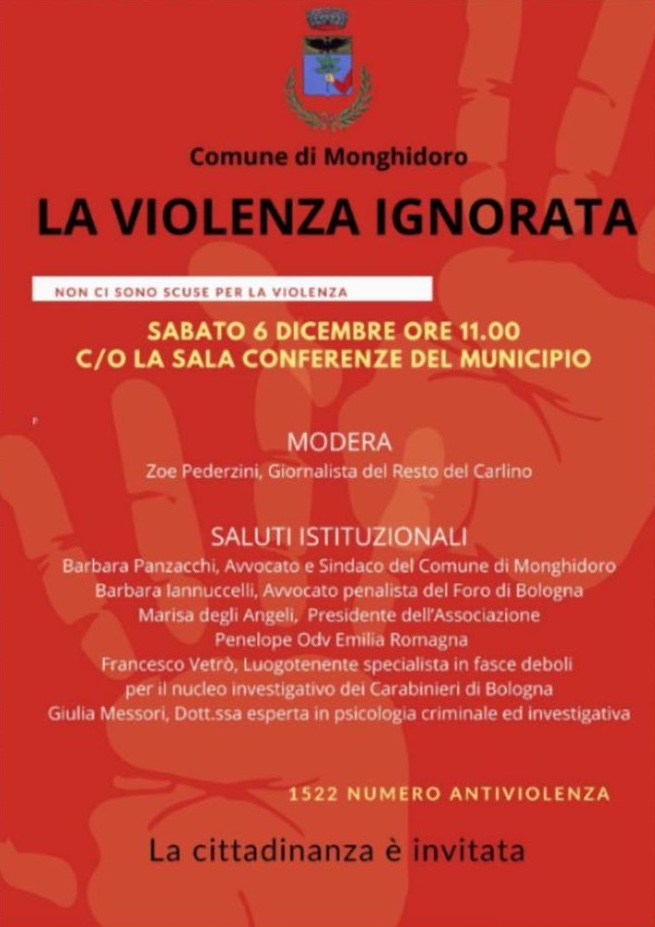 Violenza donne Monghidoro incontro Penelope 2025