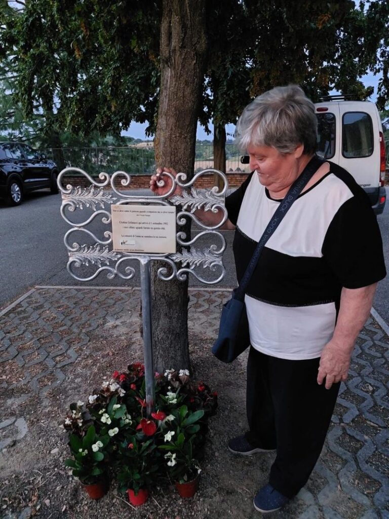Cristina Golinucci Cesena targa commemorativa Penelope